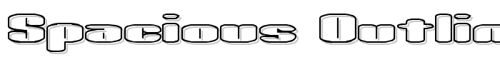 Spacious Outline BRK font